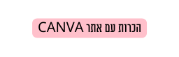 הכרות עם אתר CANVA